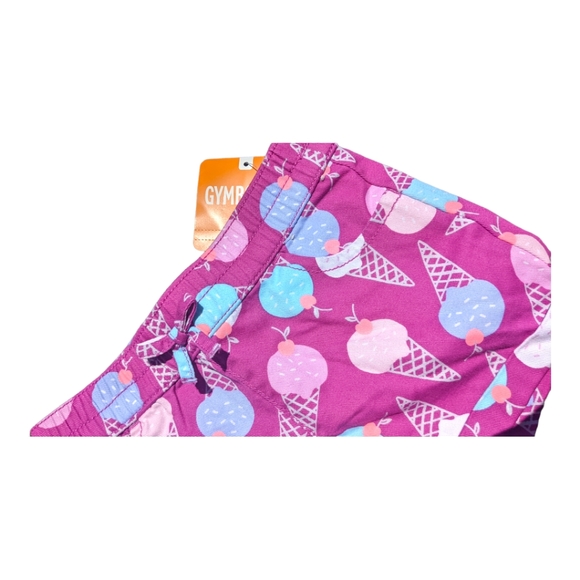 Gymboree Girls 12-18m Purple Ice Cream Shorts w/ Pockets - Picture 2 of 6